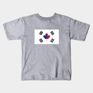 South Korea / Canada Flag Mashup Kids T-Shirt